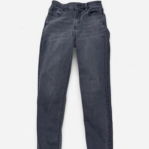 American Eagle Gray Skinny Jeans Stretch Women’s 00R Classic Faded Denim